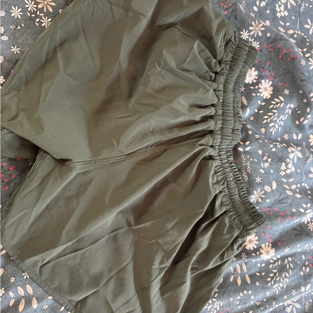 Olive Green Athletic Shorts lululemon